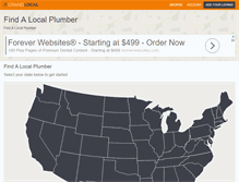 Tablet Screenshot of findalocalplumber.org